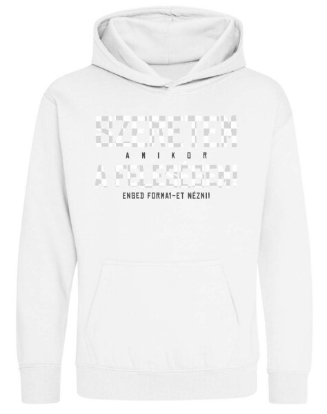 Kapucnis belebújós gyerek pulóver