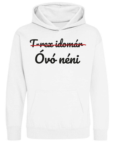 Kapucnis belebújós gyerek pulóver