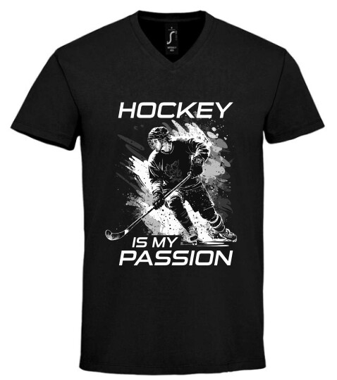 Unisex V nyakú póló