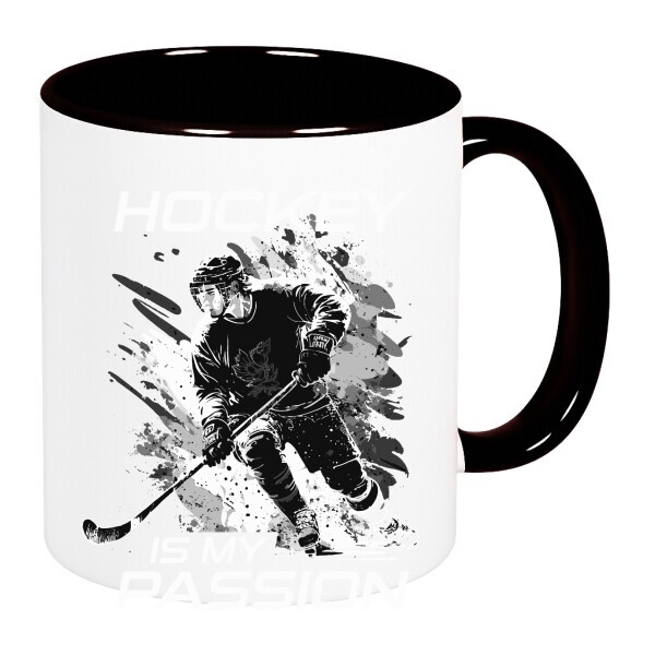 Színes fülű és belsejű bögre