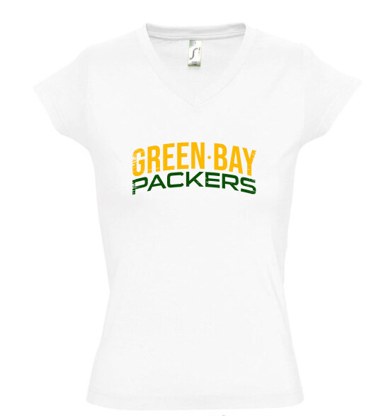 Női V nyakú póló