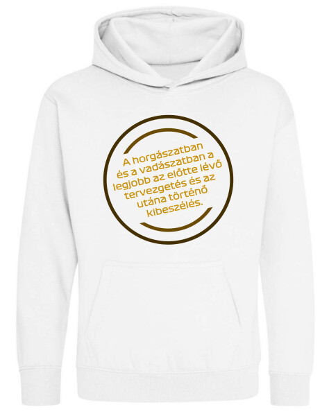 Kapucnis belebújós gyerek pulóver