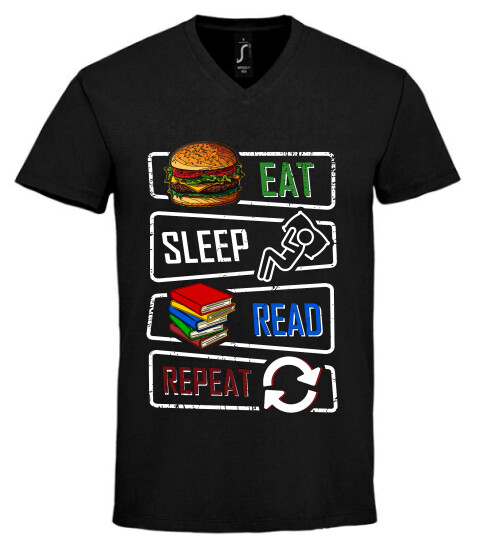 Unisex V nyakú póló