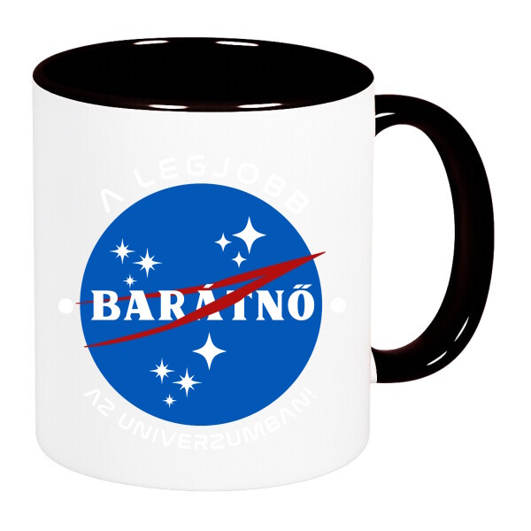 Színes fülű és belsejű bögre