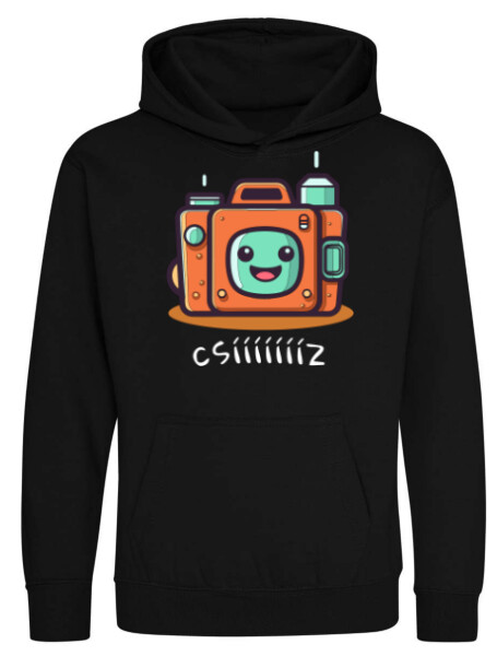 Kapucnis belebújós gyerek pulóver