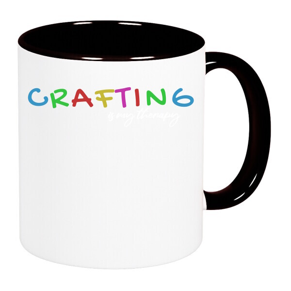 Színes fülű és belsejű bögre