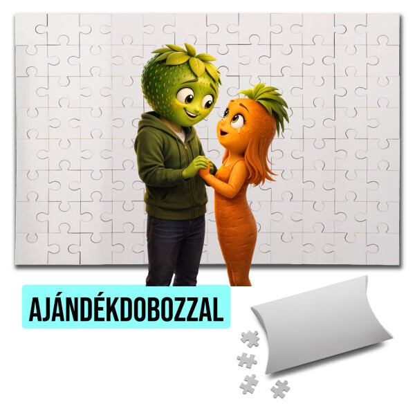Puzzle - kirakó ajándékdobozzal
