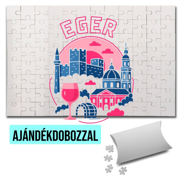 Puzzle - kirakó ajándékdobozzal