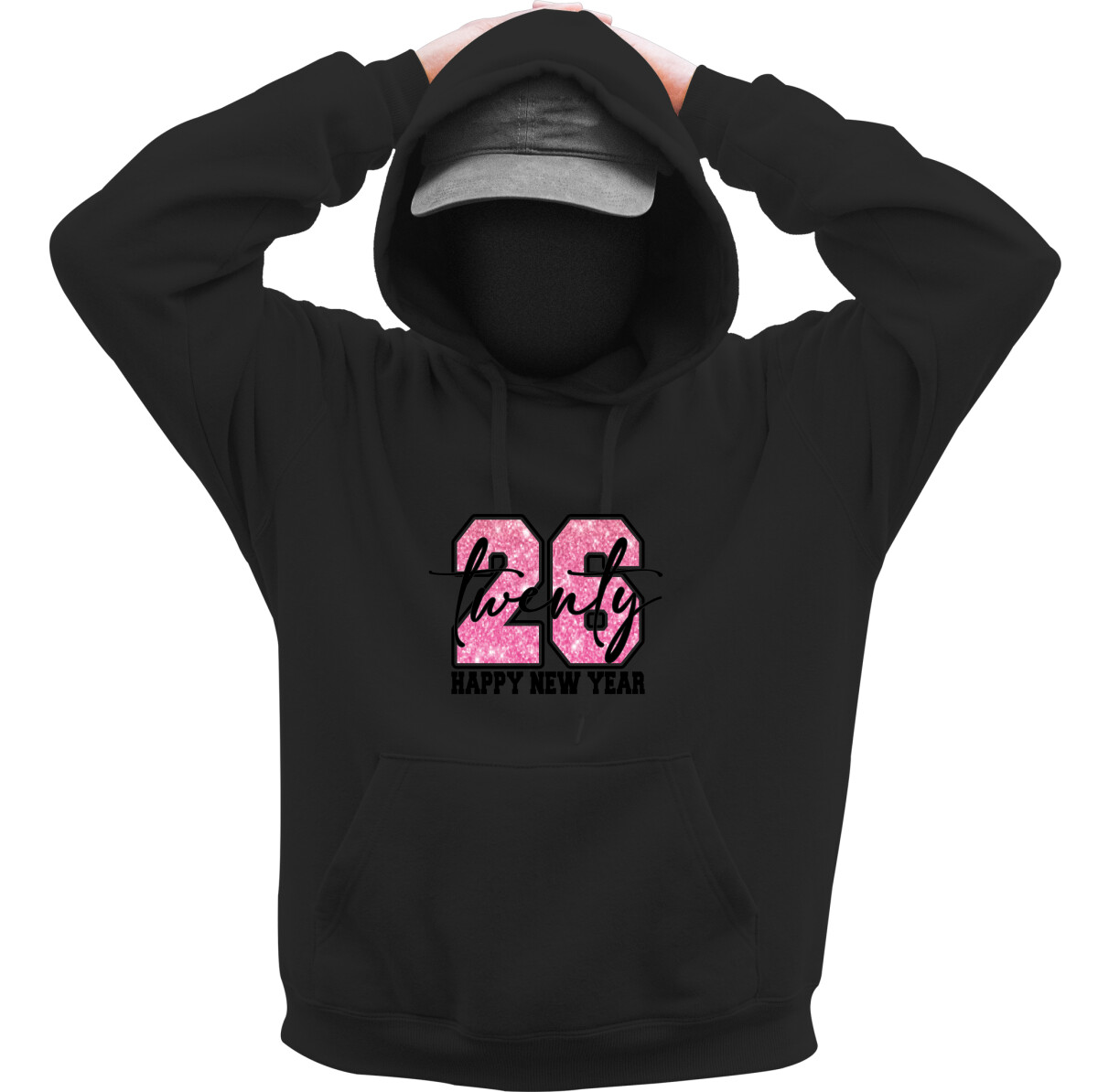 Kapucnis belebújós pulóver