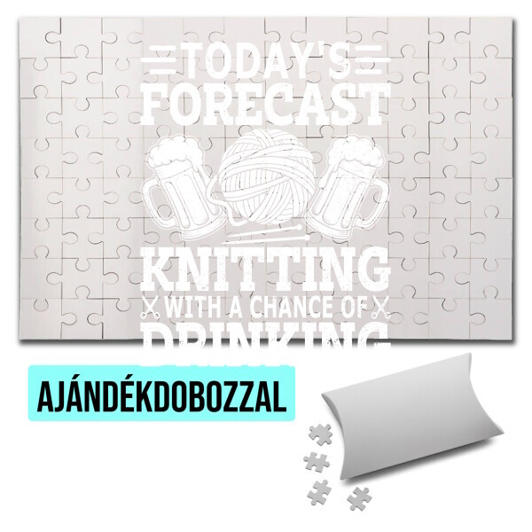 Puzzle - kirakó ajándékdobozzal