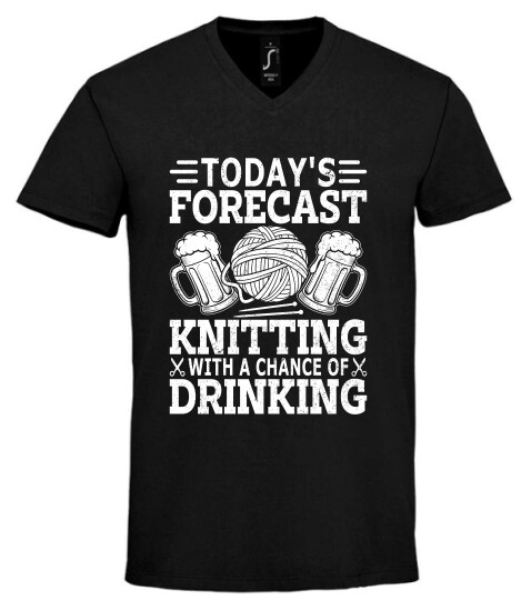 Unisex V nyakú póló