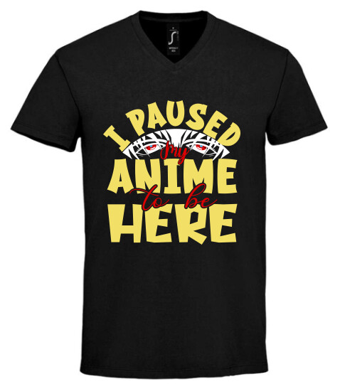 Unisex V nyakú póló