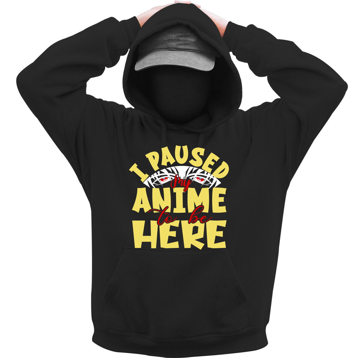 Kapucnis belebújós pulóver