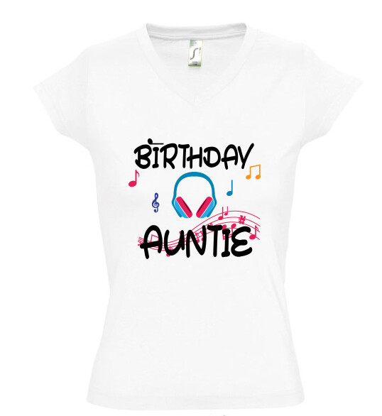 Női V nyakú póló