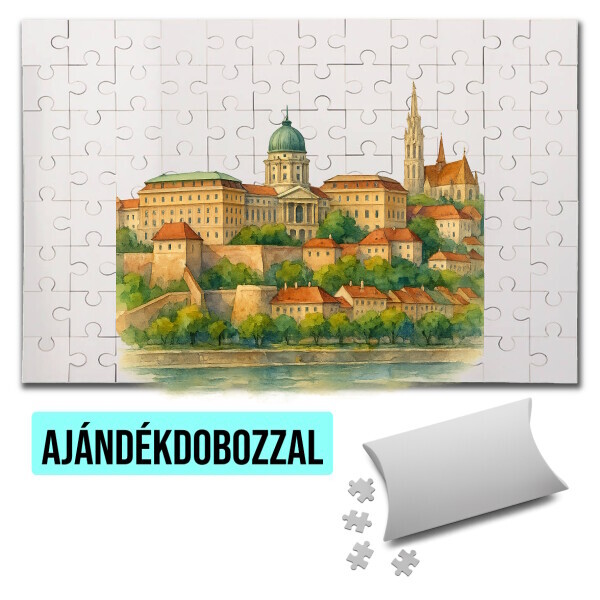 Puzzle - kirakó ajándékdobozzal