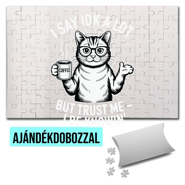 Puzzle - kirakó ajándékdobozzal