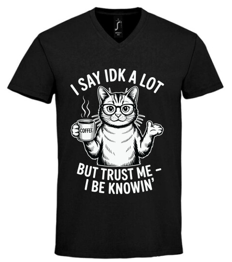 Unisex V nyakú póló