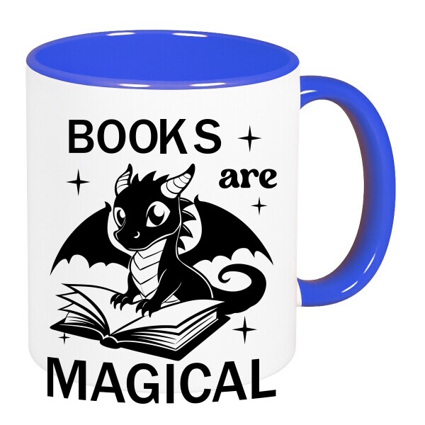 Színes fülű és belsejű bögre