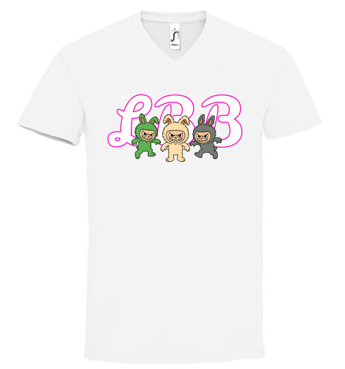 Unisex V nyakú póló