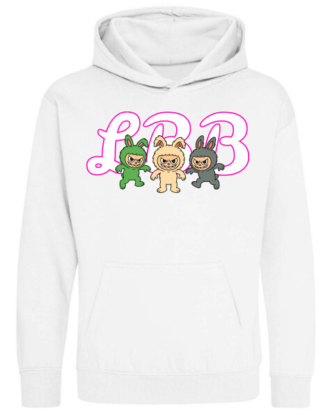 Kapucnis belebújós gyerek pulóver