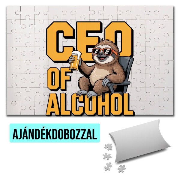 Puzzle - kirakó ajándékdobozzal