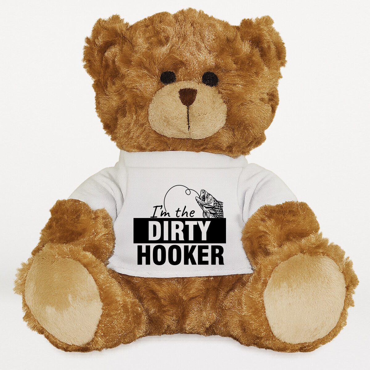 Plüssmaci egyedi pólóval