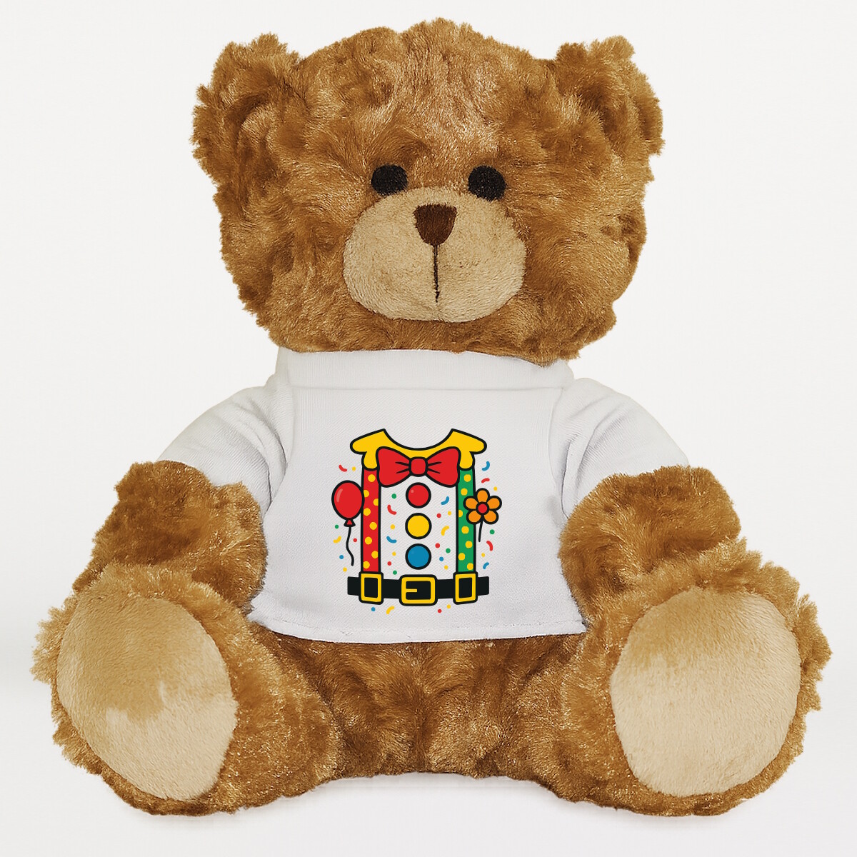 Plüssmaci egyedi pólóval