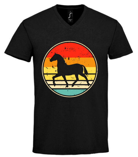 Unisex V nyakú póló