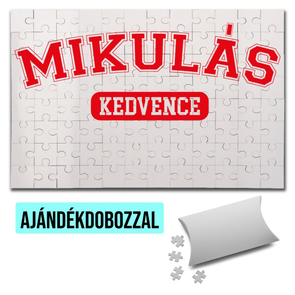 Puzzle - kirakó ajándékdobozzal