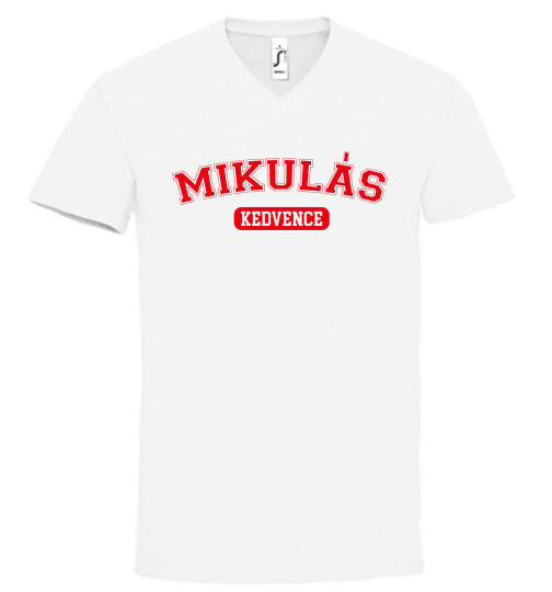 Unisex V nyakú póló