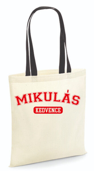 Vászontáska - színes fülű 