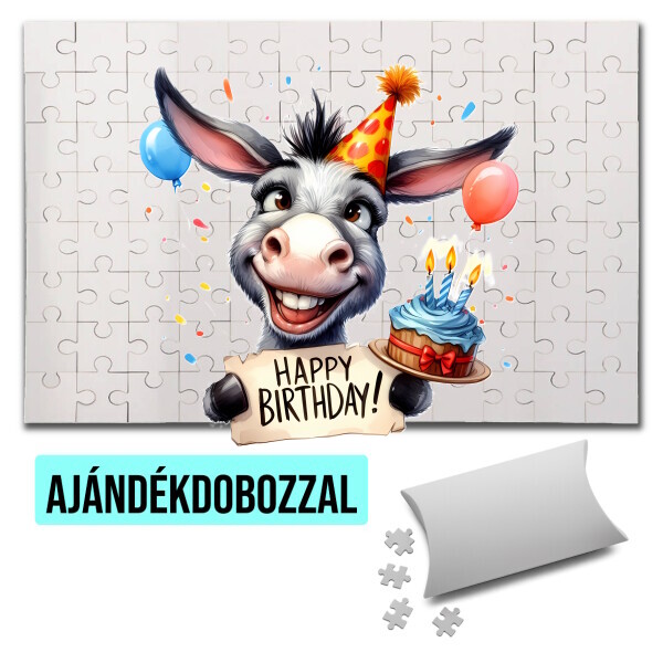 Puzzle - kirakó ajándékdobozzal
