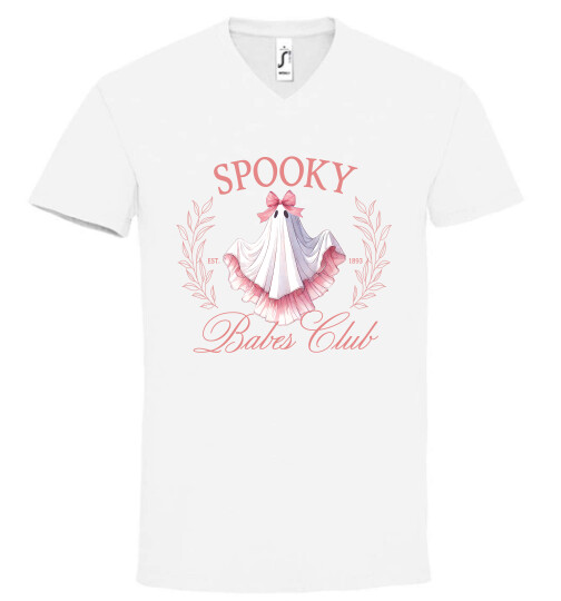 Unisex V nyakú póló