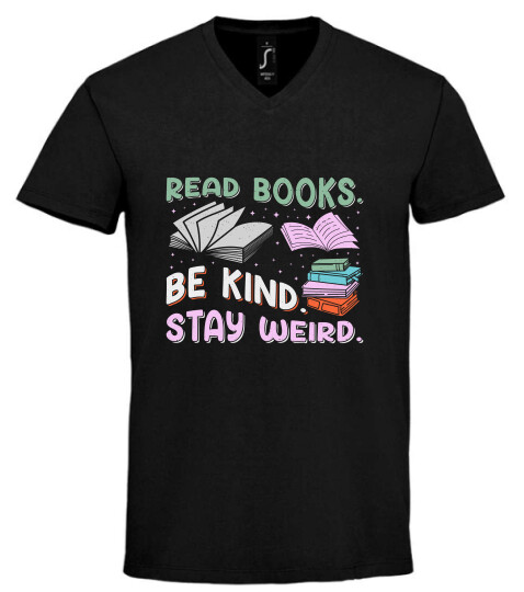 Unisex V nyakú póló