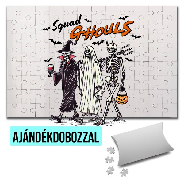 Puzzle - kirakó ajándékdobozzal