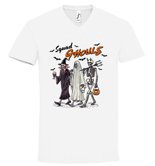 Unisex V nyakú póló