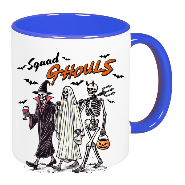 Színes fülű és belsejű bögre