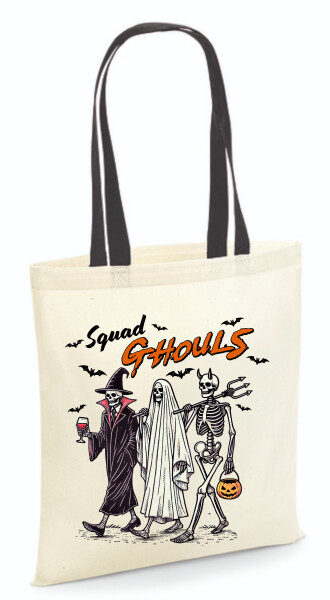 Vászontáska - színes fülű 