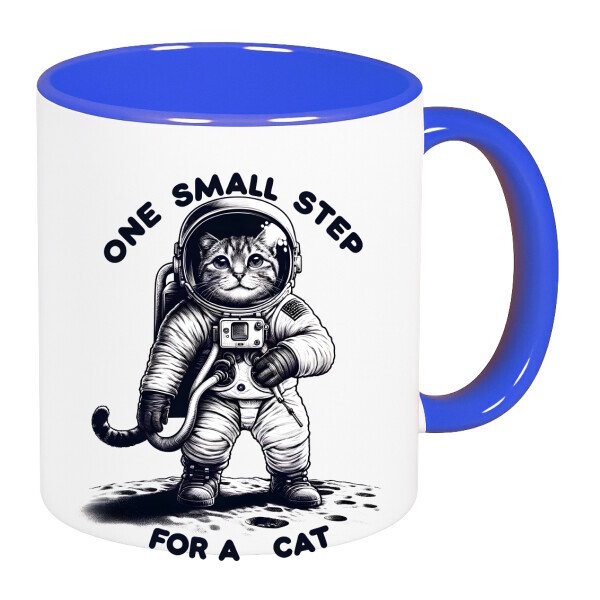 Színes fülű és belsejű bögre