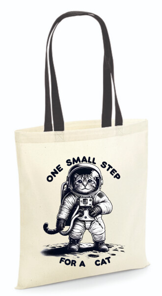 Vászontáska - színes fülű 