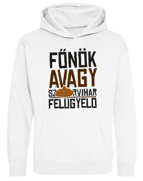 Kapucnis belebújós gyerek pulóver