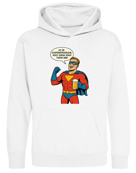 Kapucnis belebújós gyerek pulóver