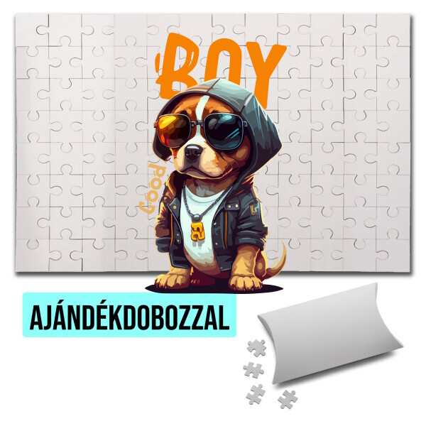 Puzzle - kirakó ajándékdobozzal