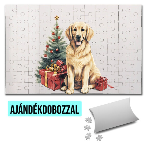 Puzzle - kirakó ajándékdobozzal
