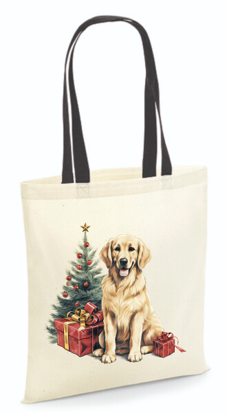 Vászontáska - színes fülű 