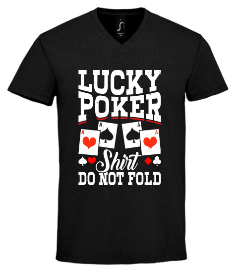 Unisex V nyakú póló