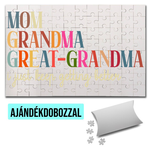 Puzzle - kirakó ajándékdobozzal