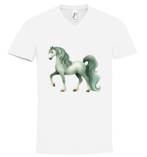 Unisex V nyakú póló