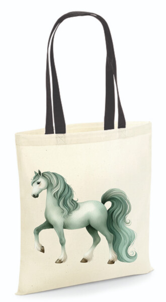 Vászontáska - színes fülű 