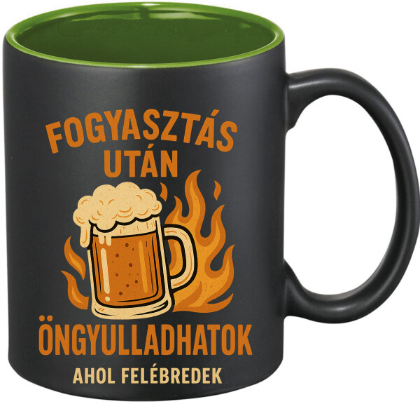 Hőre változó bögre - színes belső